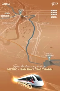 The Gió Riverside di chuyển đến sân bay Long Thành chỉ 25p