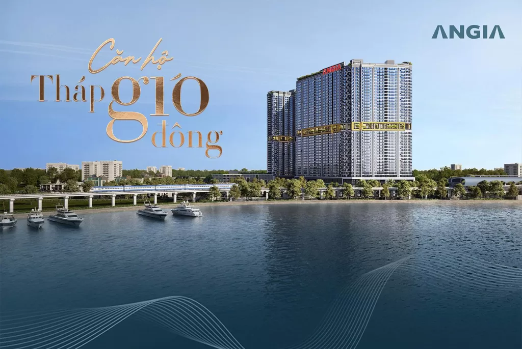 Tháp gió đông 2 View trực diện sông